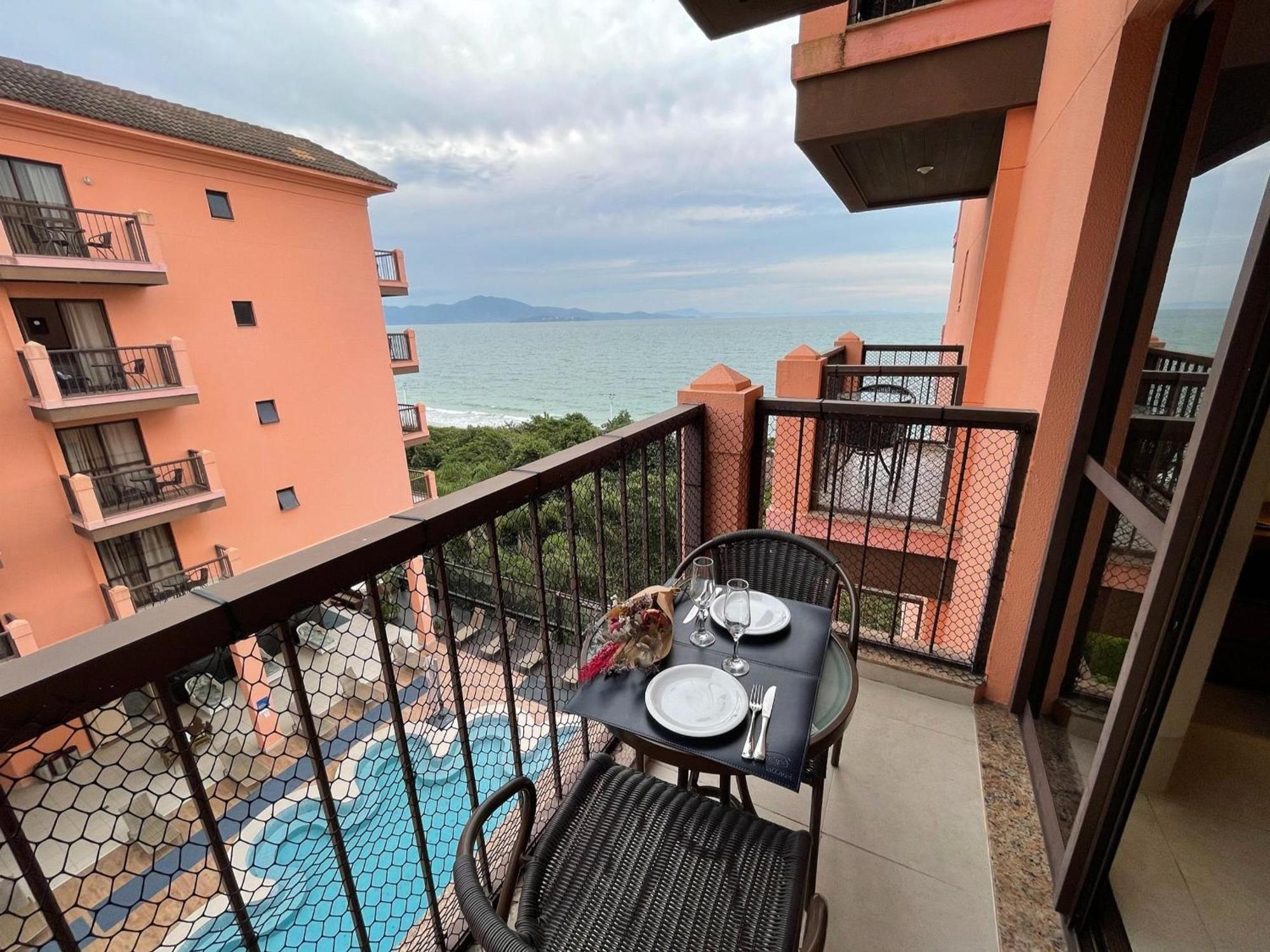 Resort Pe Na Areia - Studios Direto Com Proprietario Jbvjr Florianopolis Exterior photo